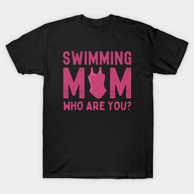 Swimming Mom T-Shirt by footballomatic